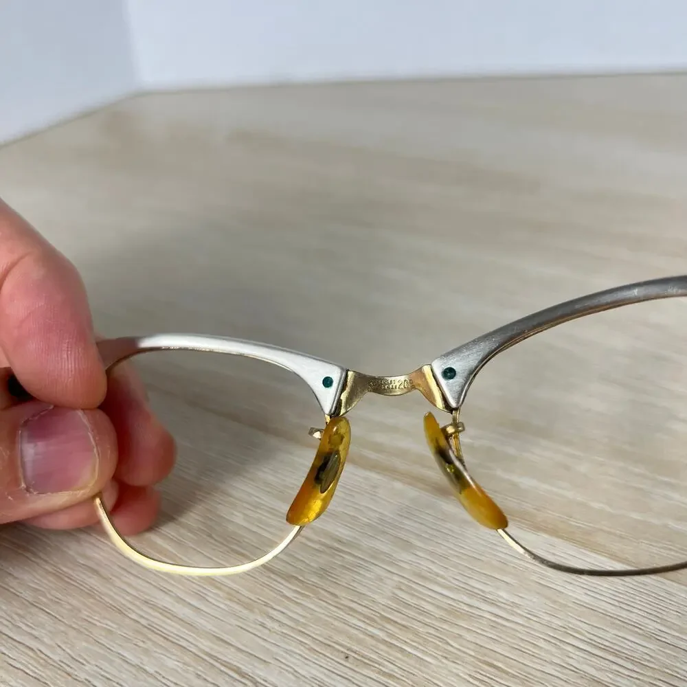 Vintage Artcraft Aluminum 1/10 12K GF Eyeglasses 4 1/4 - 5 1/2 Frames 44-20